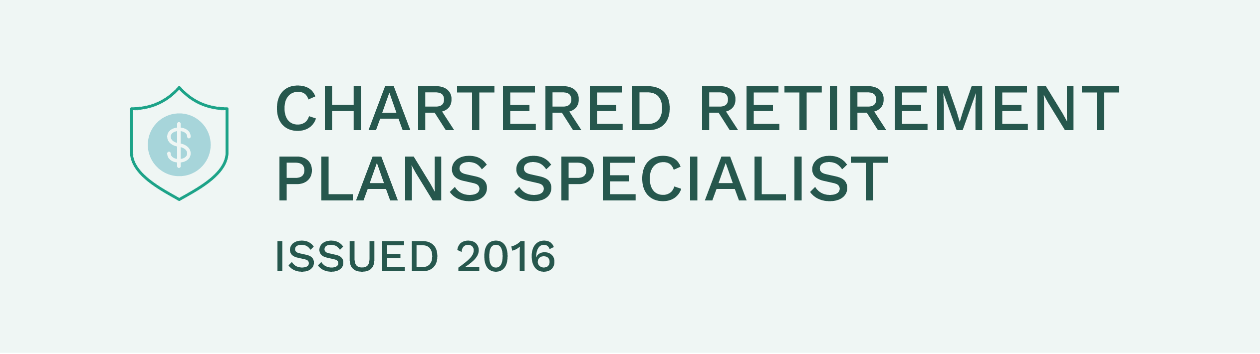 Chartered Retirement Plans Specialist 2016
