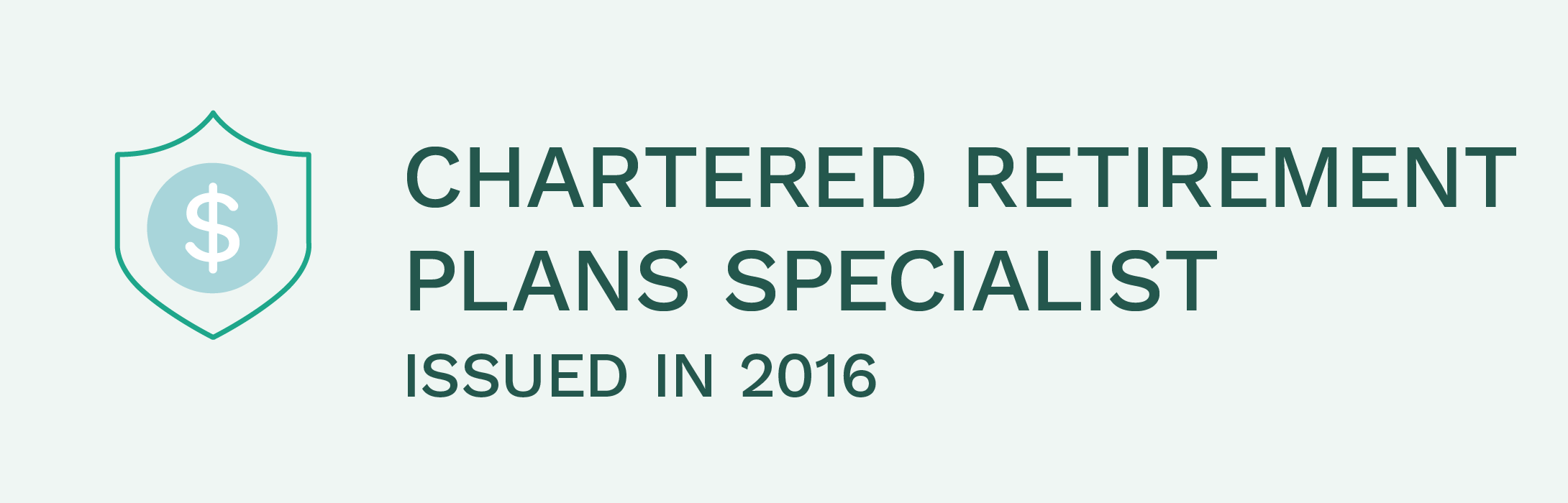 Chartered Retirement Plans Specialist 2016